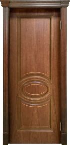 Дверь межкомнатная массив сосны Верона (Мореный дуб с патиной золото) ДГ Interne Doors