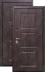 Входная дверь Премиум люкс Квадро (Тик темный)
