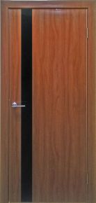 Дверь межкомнатная экошпон 507 LACOBEL (анегри темный)