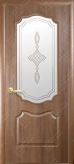 Дверь межкомнатная ПВХ Фортис (золотая ольха) ДО