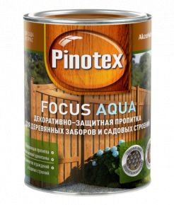 Пропитка Pinotex FOCUS AQUA декоративно-защитная, палисандр 10л