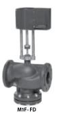 Клапан регулирующий двухходовой односедельчатый сбалансированный M1F-SFD, M1F-FD Ду15-150; Ру25