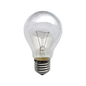 Лампа накаливания КОСМОС стандарт А55, Е27 прозрачная 75Вт