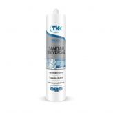 Герметик силиконовый TKK Tekasil sanitar universal acetat, 280мл, белый