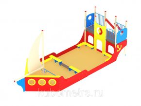 Детский песочный дворик "Яхта"