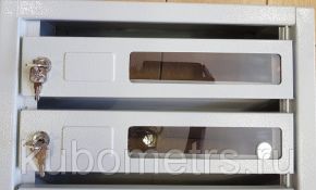 Ящики почтовые 8-секционные со стеклянной дверцей "Классические"
