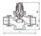 Клапан регулирующий Broen Clorius M1F-SFD односедельчатый сбалансированный, DN 15-50  Broen